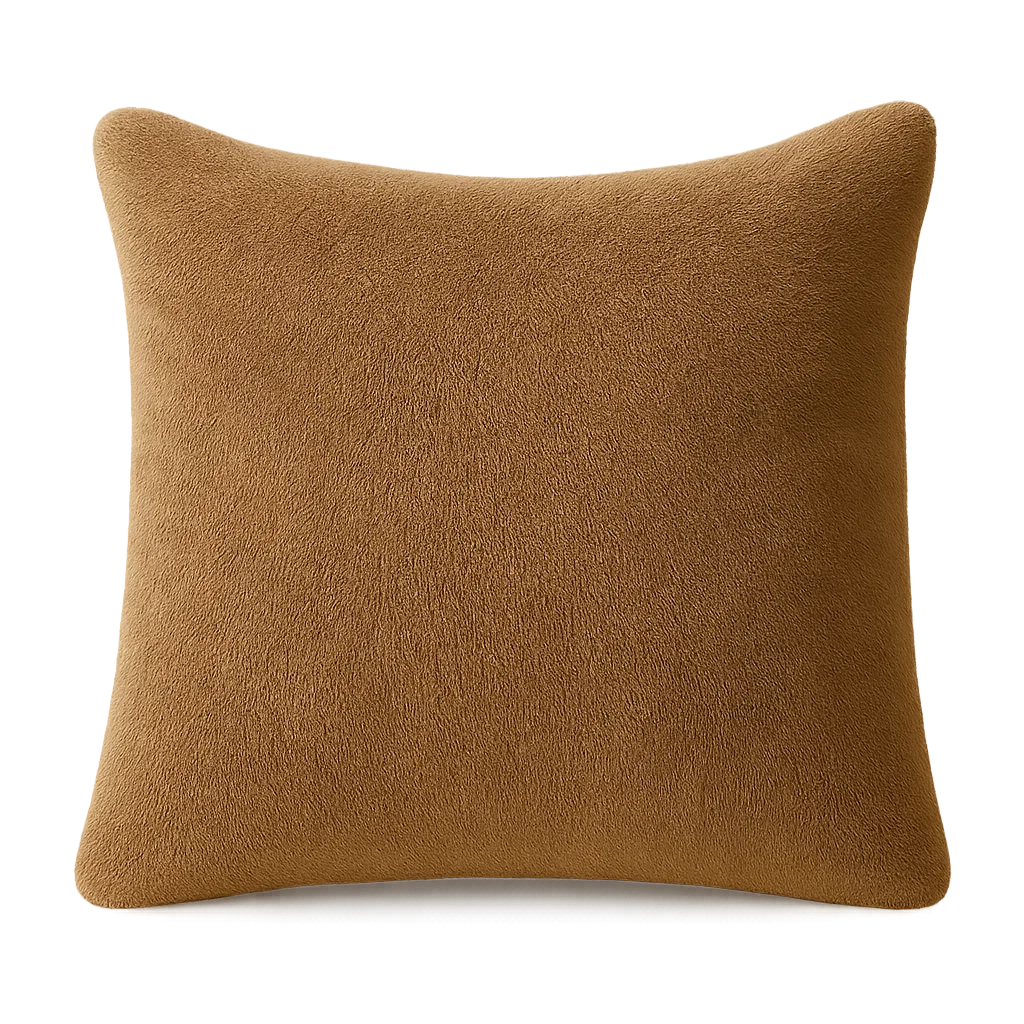 Teddy fleece kussensloop 60x70 cm - Mink - Per stuk