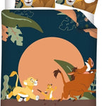 Lion King dekbedovertrek Jungle - polykatoen - 1-persoons (140x200 + 65x65 cm)
