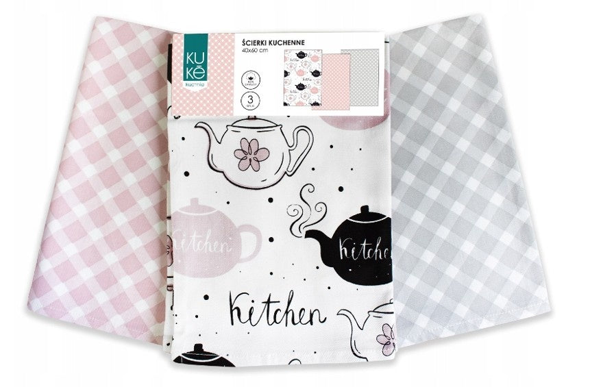 Theedoekdoekenset Kitchen - 3-delig  - 40x60cm