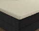 Splittopper hoeslaken - dubbel jersey - crème