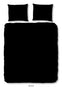 Pure dekbedovertrek uni zwart - microvezel