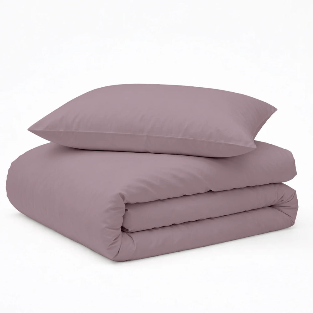 Decoware dekbedovertrek uni - roze - katoen - peuterbed