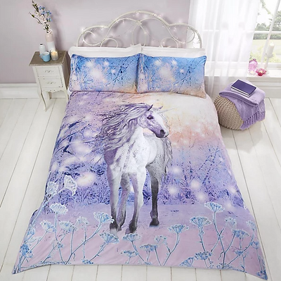 Dekbedovertrek met cartooneenhoorn, magische dierendecoratie, beddengoedset voor kinderen, jongens, meisjes, tieners, decoratie, fantasie, eenhoornthema, dekbedovertrek met schattig dromerig paard Dekbedovertrek met cartooneenhoorn, magische dierendecoratie, beddengoedset voor kinderen, jongens, meisjes, tieners, decoratie, fantasie, eenhoornthema, dekbedovertrek met schattig dromerig paard
