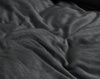 Sleeptime dekbedovertrek Uni - antraciet - velvet -  lits-jumeaux
