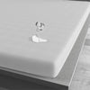 Waterdicht molton hoeslaken PU - ledikant 60x120 cm