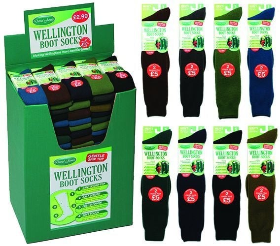 Wellington sokken (Per 1 paar) assorti - maat 40-47