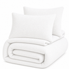 Decoware dekbed zonder overtrek incl. kussensloop - Mousseline - wit