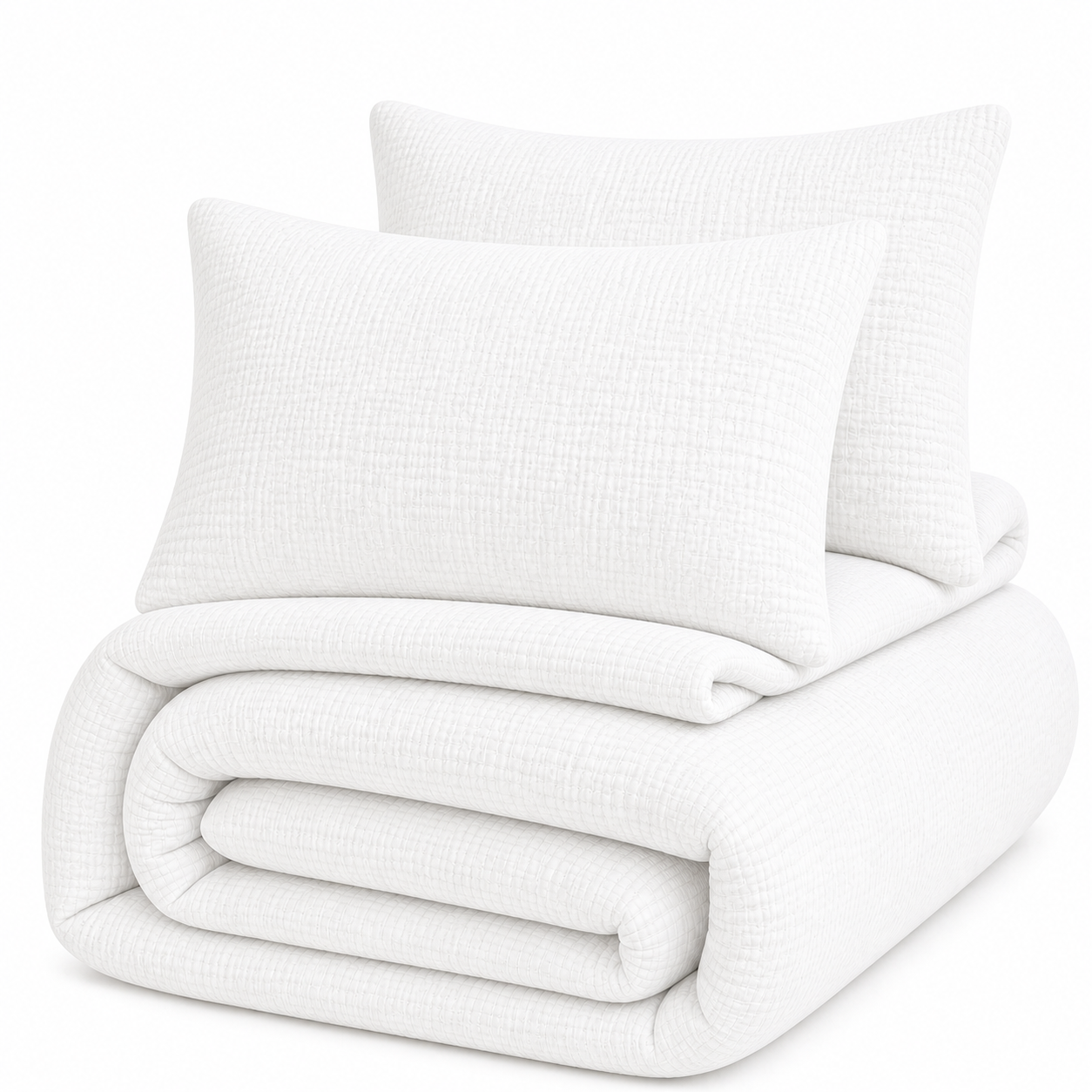 Decoware dekbed zonder overtrek incl. kussensloop - Mousseline - wit