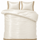 Glans satijn dekbedovertrek Lace - off white -  2-persoons