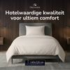 Decoware dekbedovertrek uni - lichtzand - katoensatijn