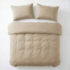 Dreamhouse dekbedovertrek Stone Washed Katoen - Zand