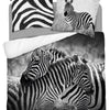 Katoen dekbedovertrek Zebra's - 220x200 + 2st. 70x80 cm