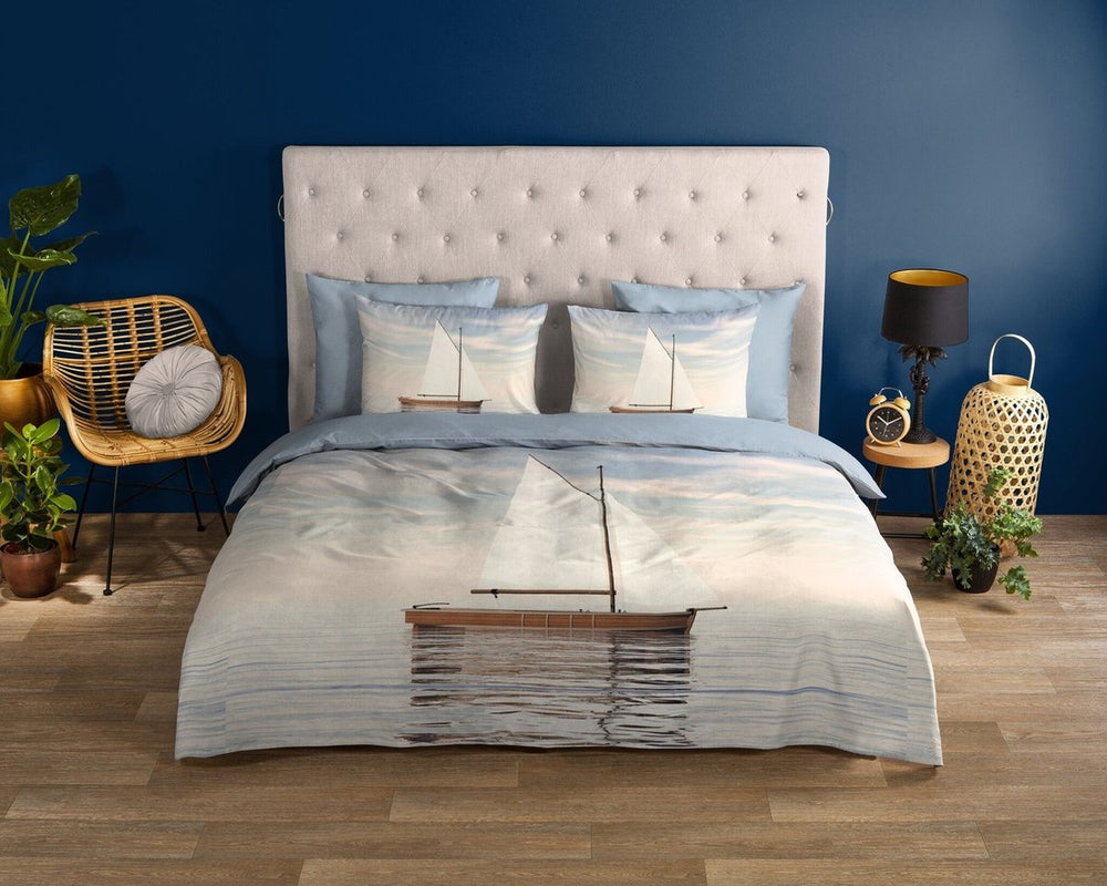 Good Morning dekbedovertrek Zeilboot - Katoen