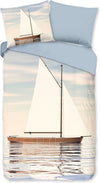 Good Morning dekbedovertrek Zeilboot - katoen